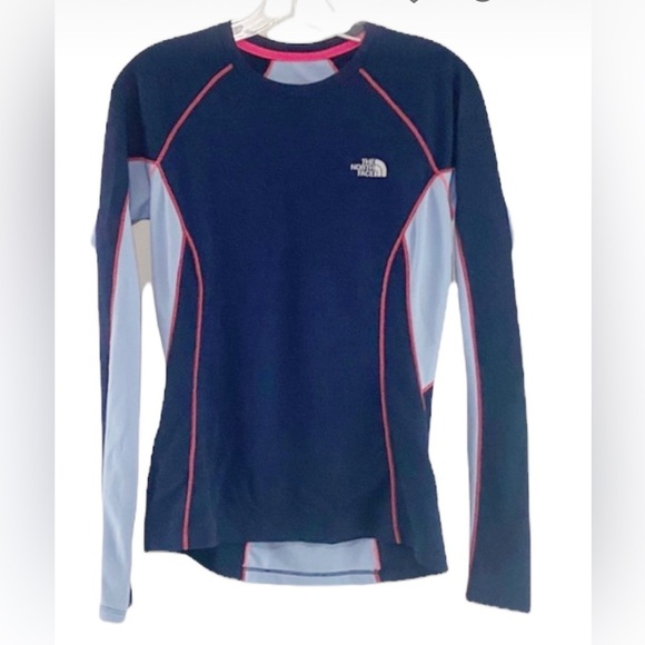 The North Face Flight Series Merino Wool Long Sleeve Performance Top Blue Size S - Picture 9 of 13